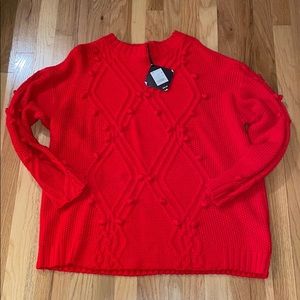 NWT 2X (20/22W) Red - Ava & Viv Sweater